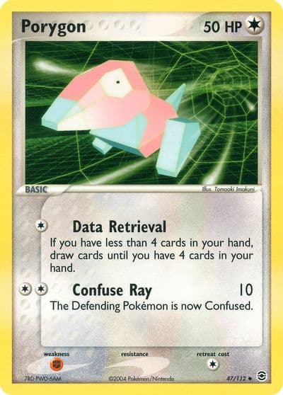 Porygon FireRed & LeafGreen Pokemon card