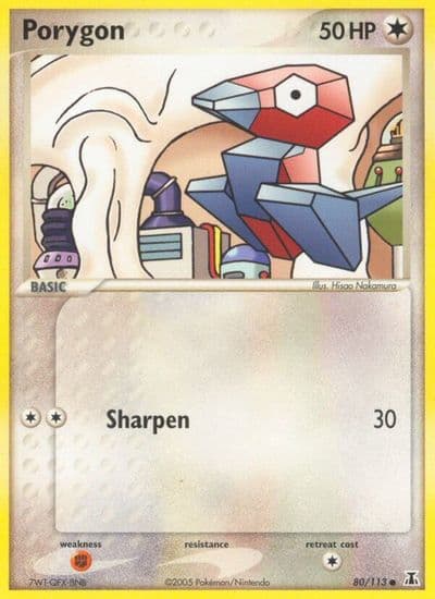 Porygon Delta Species Pokemon card
