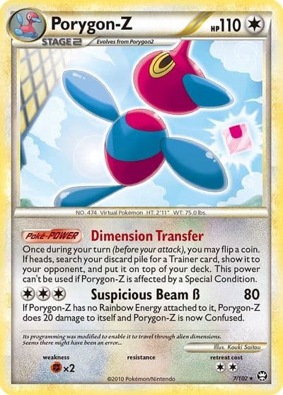 Porygon-Z Triumphant Pokemon card