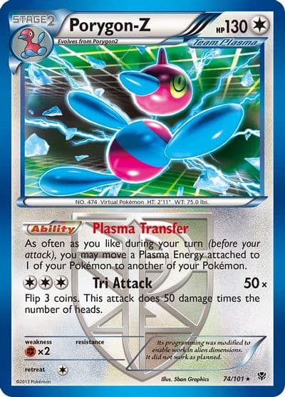 Porygon-Z (Team Plasma) Plasma Blast Pokemon card
