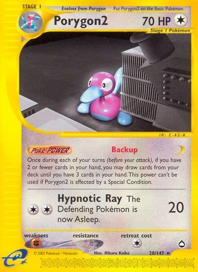 Porygon2 Aquapolis Pokemon card