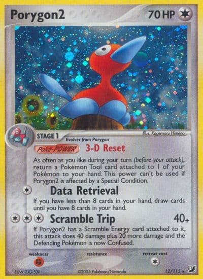 Porygon2 Unseen Forces Pokemon card