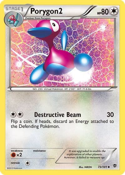 Porygon2 Plasma Blast Pokemon card