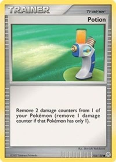 Potion Diamond and Pearl Pokemon card