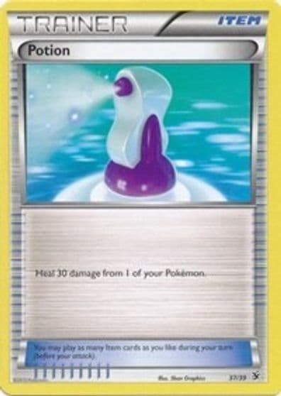 Potion Kalos Starter Set Pokemon card