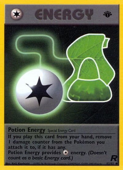 Potion Energy Team Rocket Pokemon card