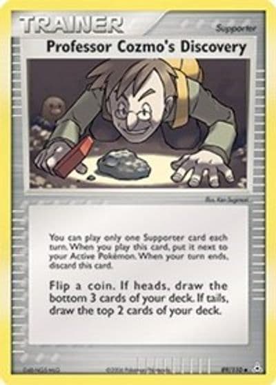 Professor Cozmo's Discovery Holon Phantoms Pokemon card