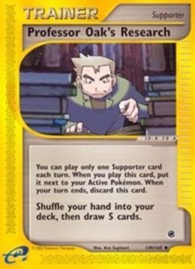 Professor Oak's Research Expedition Pokemon card