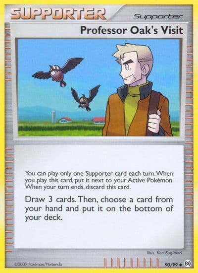 Professor Oak's Visit Arceus Pokemon card