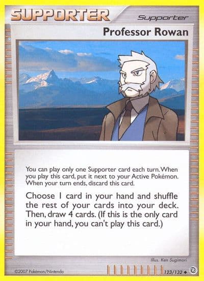 Professor Rowan Secret Wonders Pokemon card
