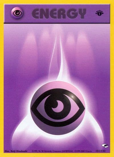 Psychic Energy Gym Heroes Pokemon card