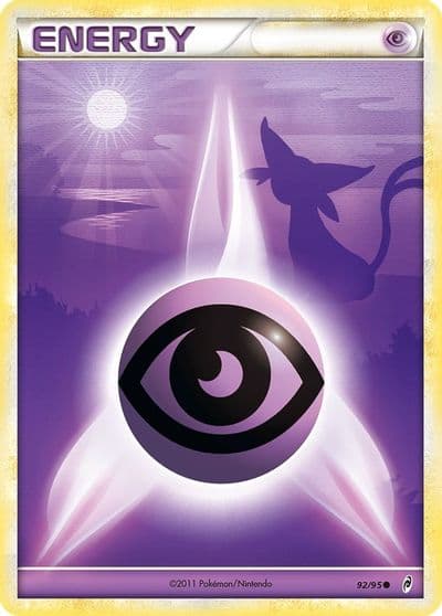 Psychic Energy Call of Legends Pokemon card