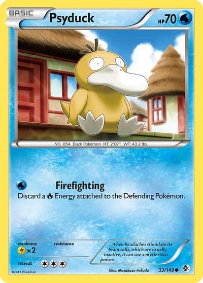 Psyduck (33) Boundaries Crossed Pokemon card