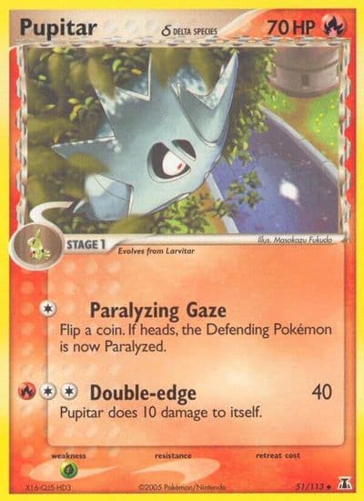 Pupitar (Delta Species) Delta Species Pokemon card