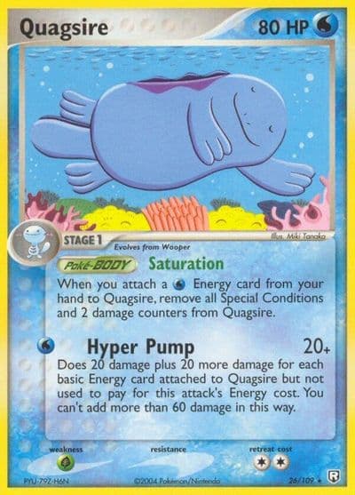 Quagsire Team Rocket Returns Pokemon card
