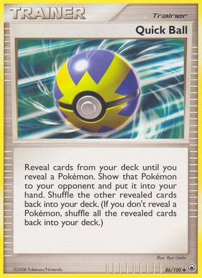 Quick Ball Majestic Dawn Pokemon card