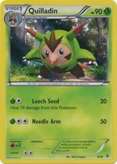 Quilladin Kalos Starter Set Pokemon card