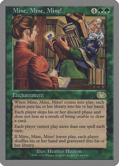 Mine Mine Mine Unglued Magic card