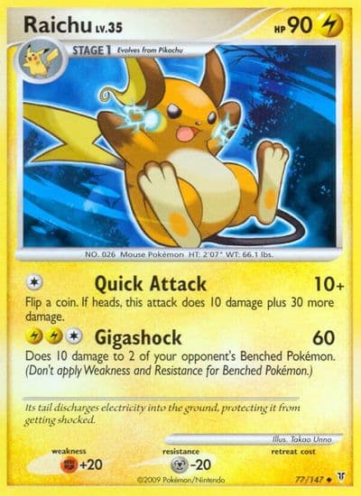 Raichu Supreme Victors Pokemon card