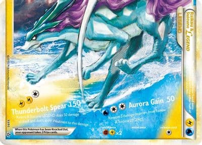 Raikou & Suicune Legend (Bottom) Unleashed Pokemon card