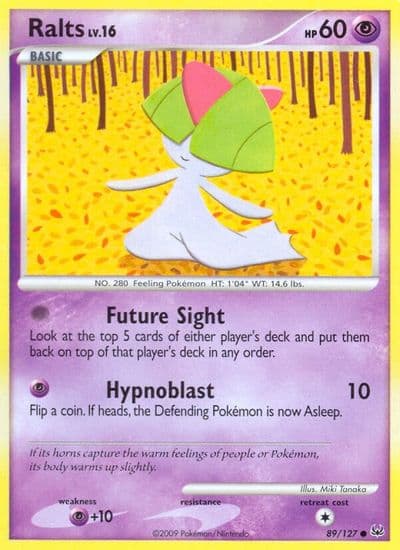 Ralts Platinum Pokemon card