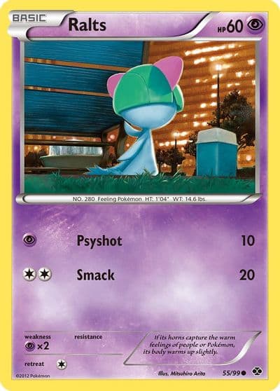 Ralts Next Destinies Pokemon card