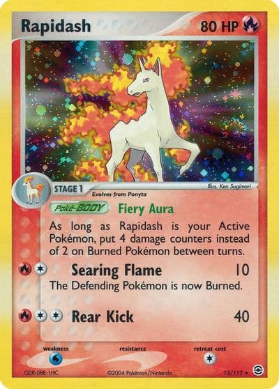 Rapidash FireRed & LeafGreen Pokemon card