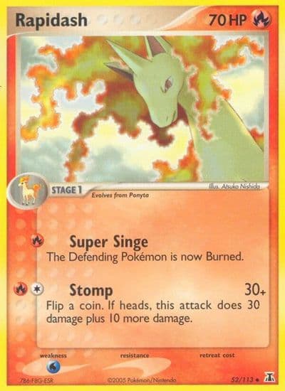 Rapidash Delta Species Pokemon card
