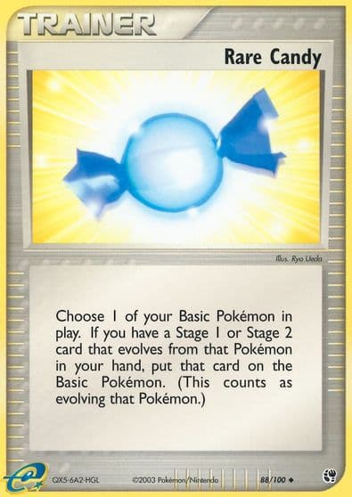 Rare Candy Sandstorm Pokemon card