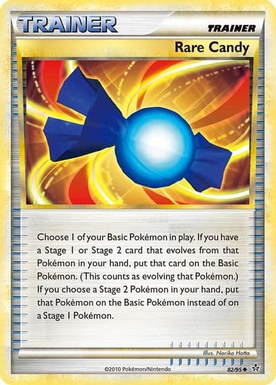 Rare Candy Unleashed Pokemon card
