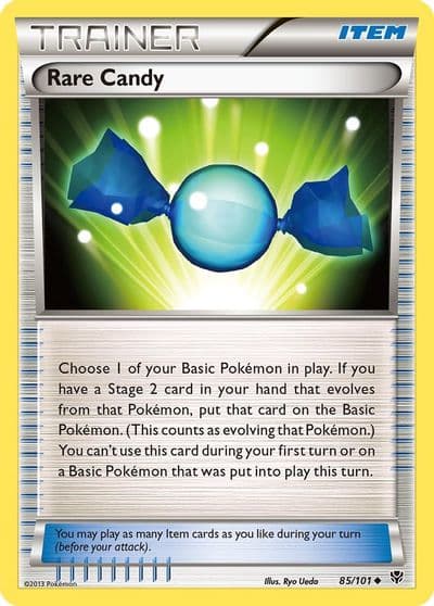Rare Candy Plasma Blast Pokemon card