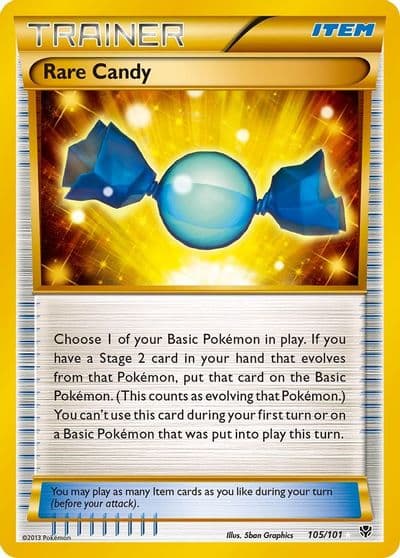 Rare Candy (105 Secret Rare) Plasma Blast Pokemon card