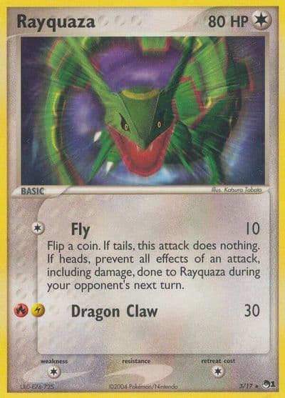 Rayquaza POP Series 1 Pokemon card