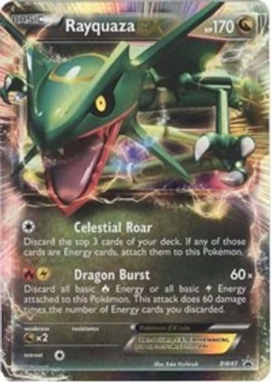 Rayquaza EX -BW47 Black and White Promos Pokemon card