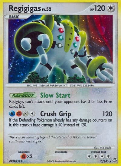Regigigas (15) Legends Awakened Pokemon card