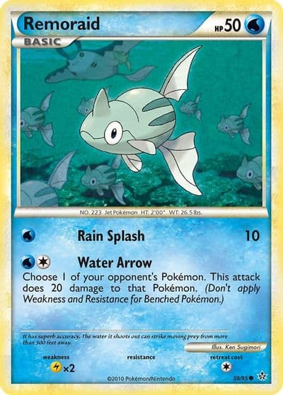 Remoraid Unleashed Pokemon card