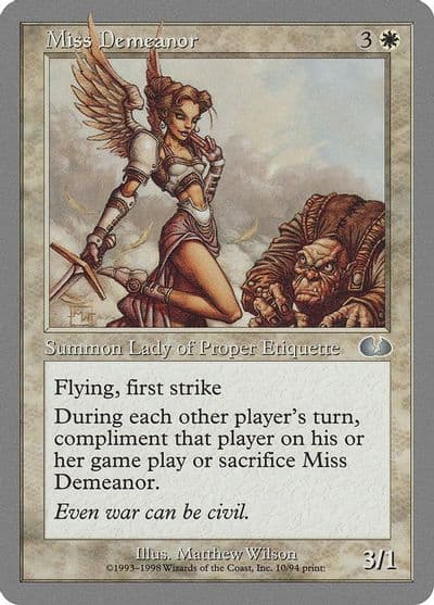Miss Demeanor Unglued Magic card