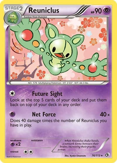 Reuniclus Legendary Treasures Pokemon card