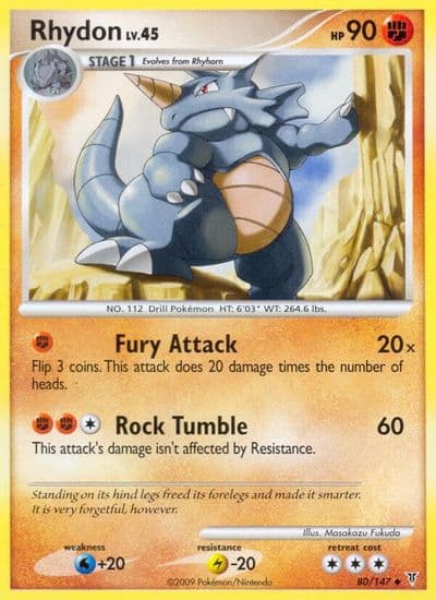 Rhydon Supreme Victors Pokemon card