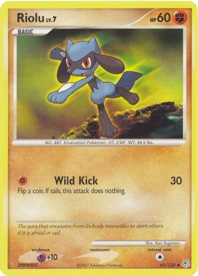 Riolu Countdown Calendar Promos Pokemon card