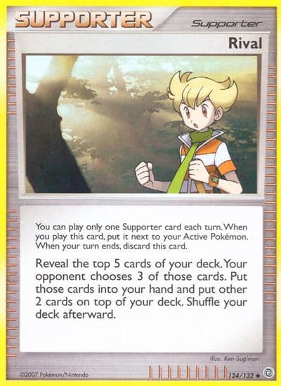 Rival Secret Wonders Pokemon card