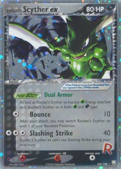 Rocket's Scyther ex Team Rocket Returns Pokemon card