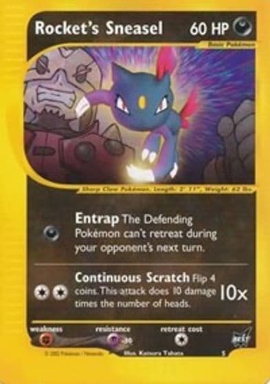 Rocket's Sneasel - 5 Best of Promos Pokemon card