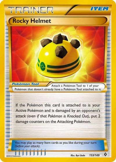 Rocky Helmet (Secret) Boundaries Crossed Pokemon card