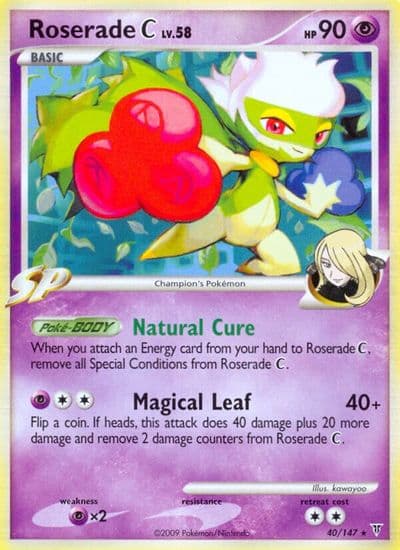 Roserade C Supreme Victors Pokemon card