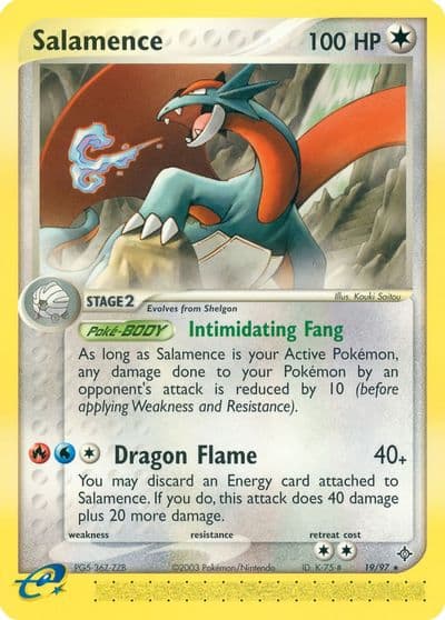 Salamence Dragon Pokemon card