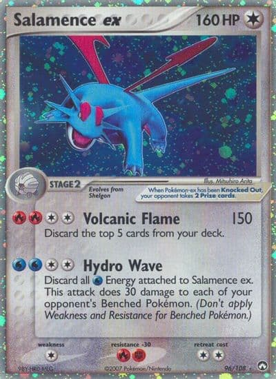 Salamence ex Power Keepers Pokemon card