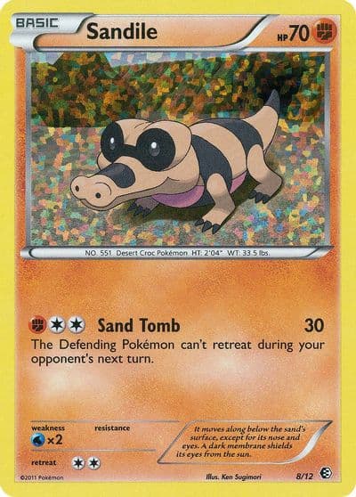 Sandile McDonald's Promos 2011 Pokemon card