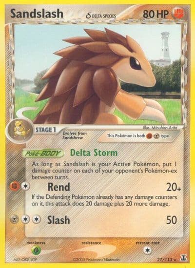 Sandslash (Delta Species) Delta Species Pokemon card