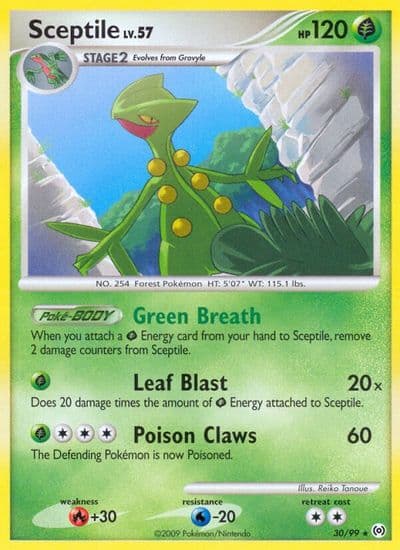 Sceptile (30) Arceus Pokemon card
